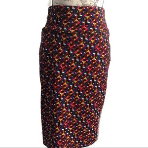 Long Stained Glass Rayon Skirt